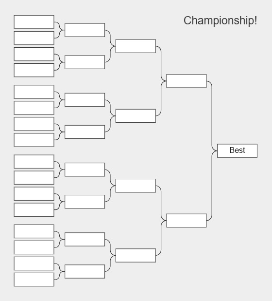 championship round robin tournament chart